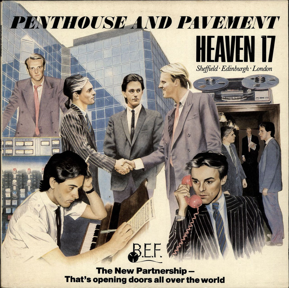 Heaven 17 Penthouse And Pavement UK vinyl LP album (LP record) V2208