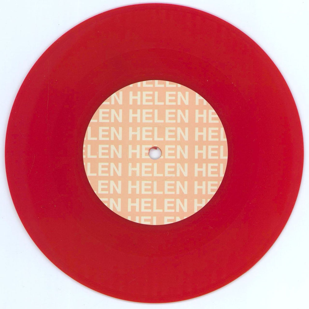 Helen Love Formula One Racing Girls - Red Vinyl UK 7" vinyl single (7 inch record / 45) HLV07FO770613