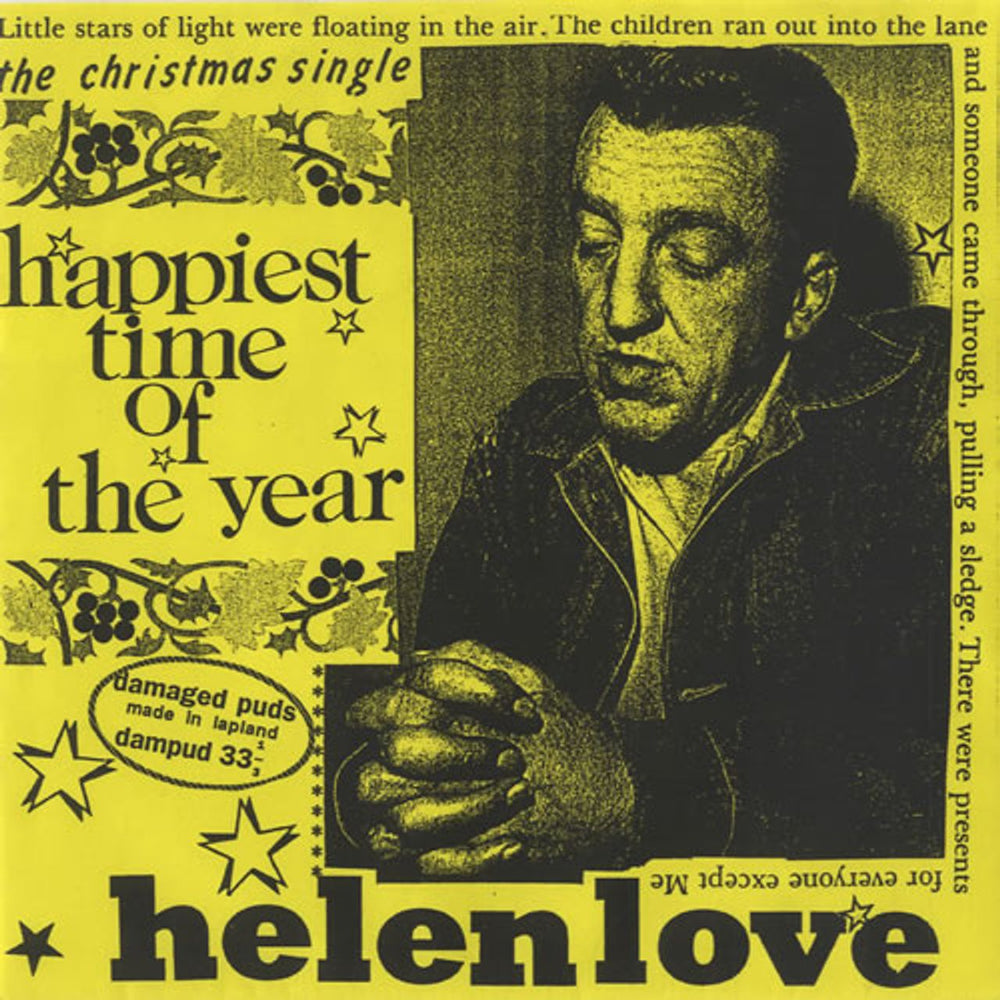 Helen Love Happiest Time Of The Year - Green Vinyl UK 7" vinyl single (7 inch record / 45) DAMPUD331/3