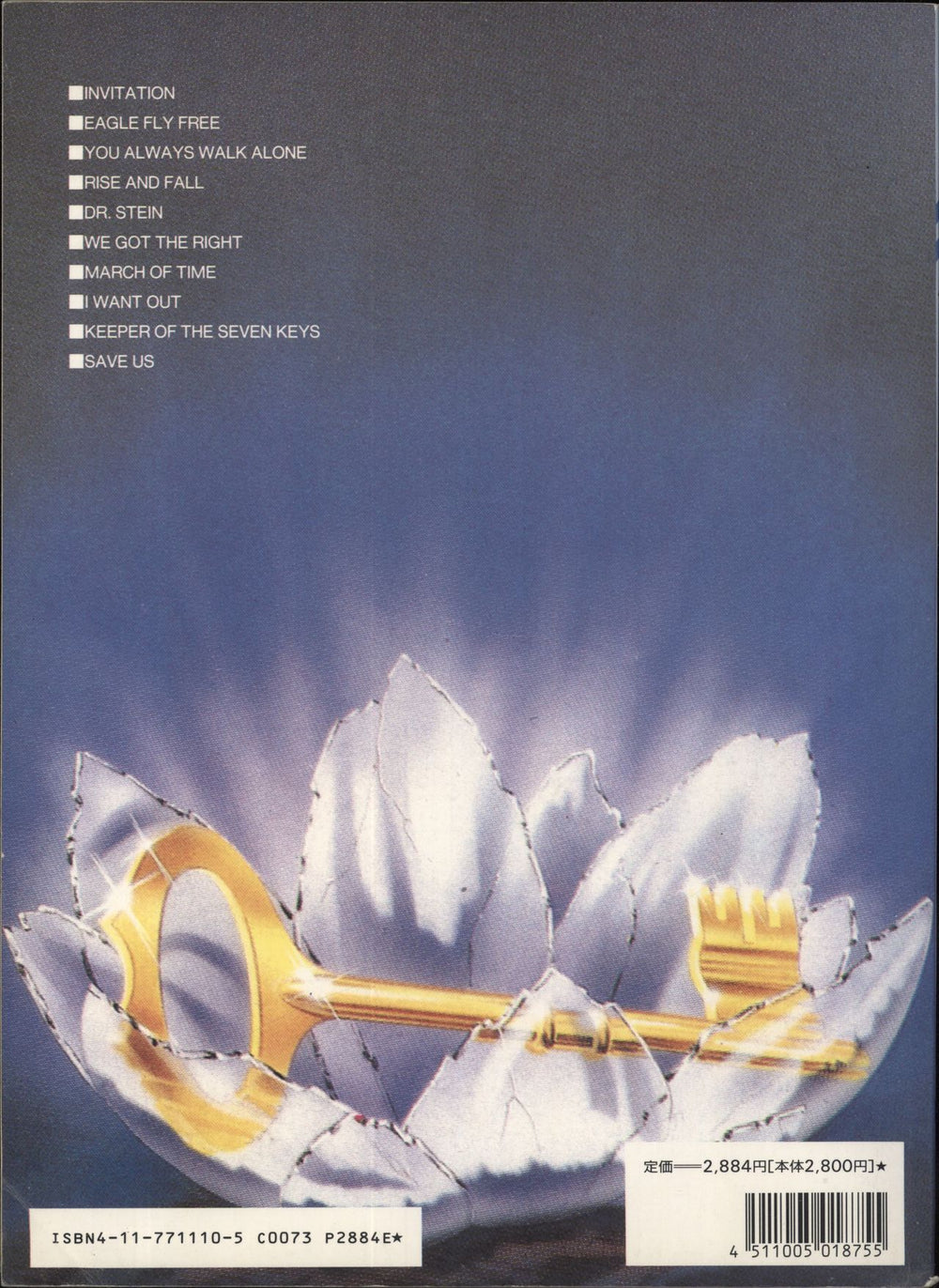 Helloween Keeper Of The Seven Keys II Japanese book 4511005018755