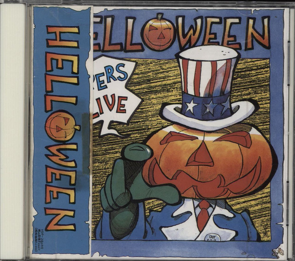 Helloween Keepers Live Japanese Promo CD album (CDLP) VDP-28059