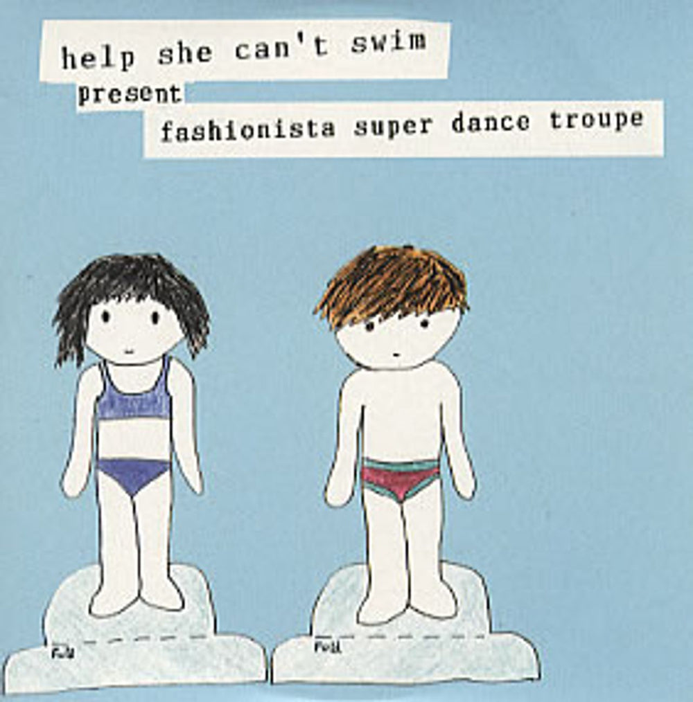 Help She Can't Swim Fashionista Super Dance Troupe UK Promo CD album (CDLP) FPPRO10