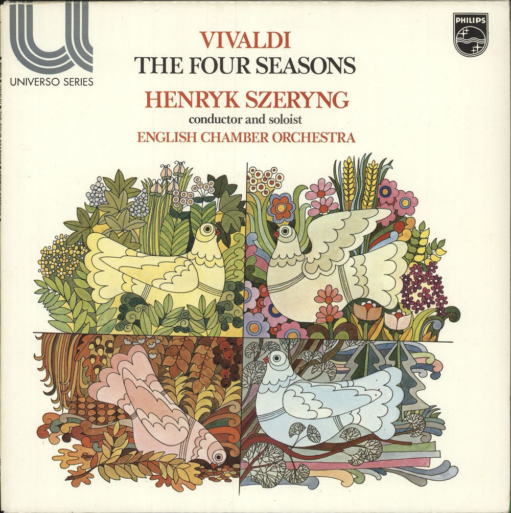 Henryk Szeryng Vivaldi: The Four Seasons Dutch vinyl LP album (LP record) 6580002