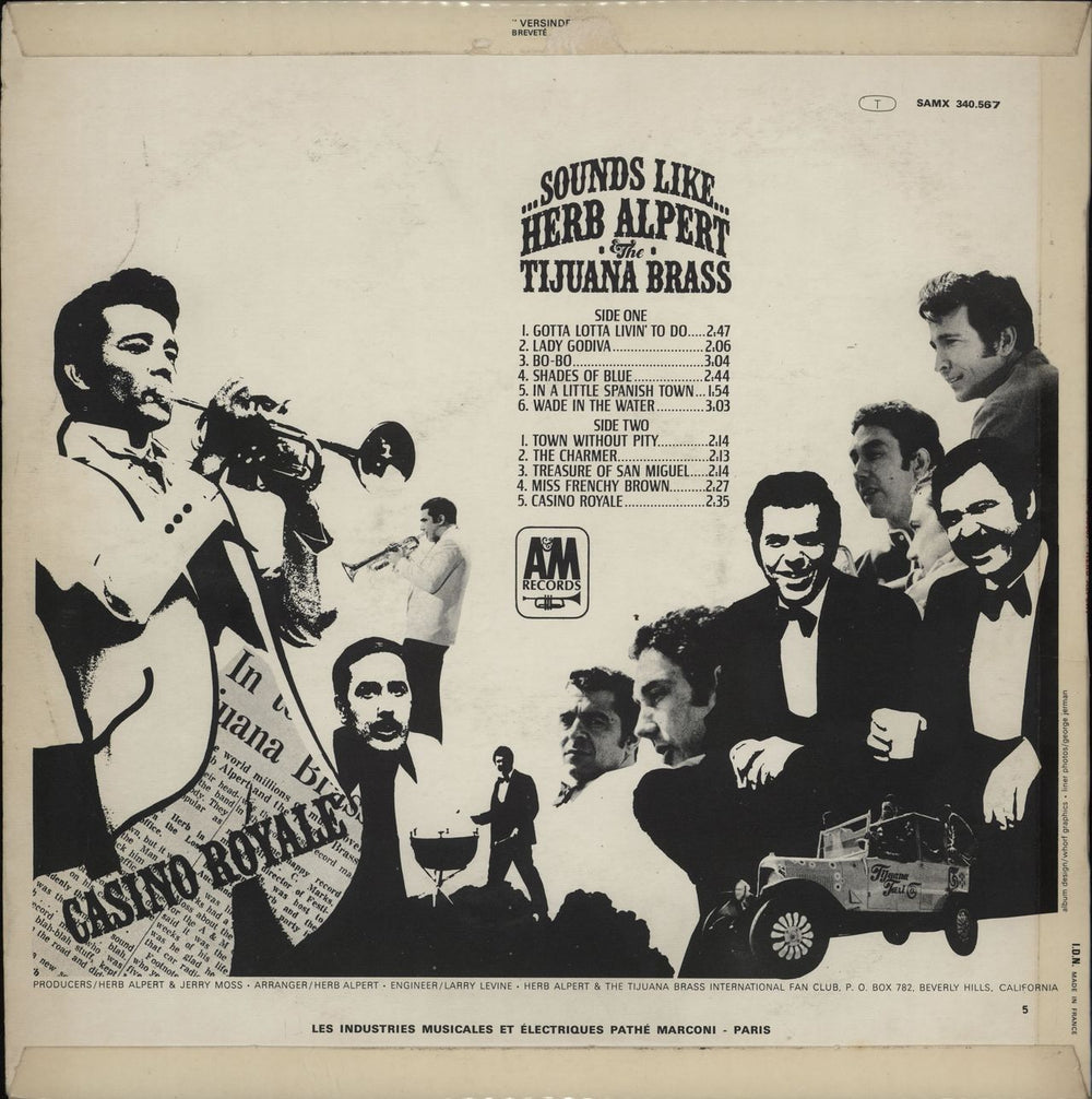 Herb Alpert ... Sounds Like ... French vinyl LP album (LP record)