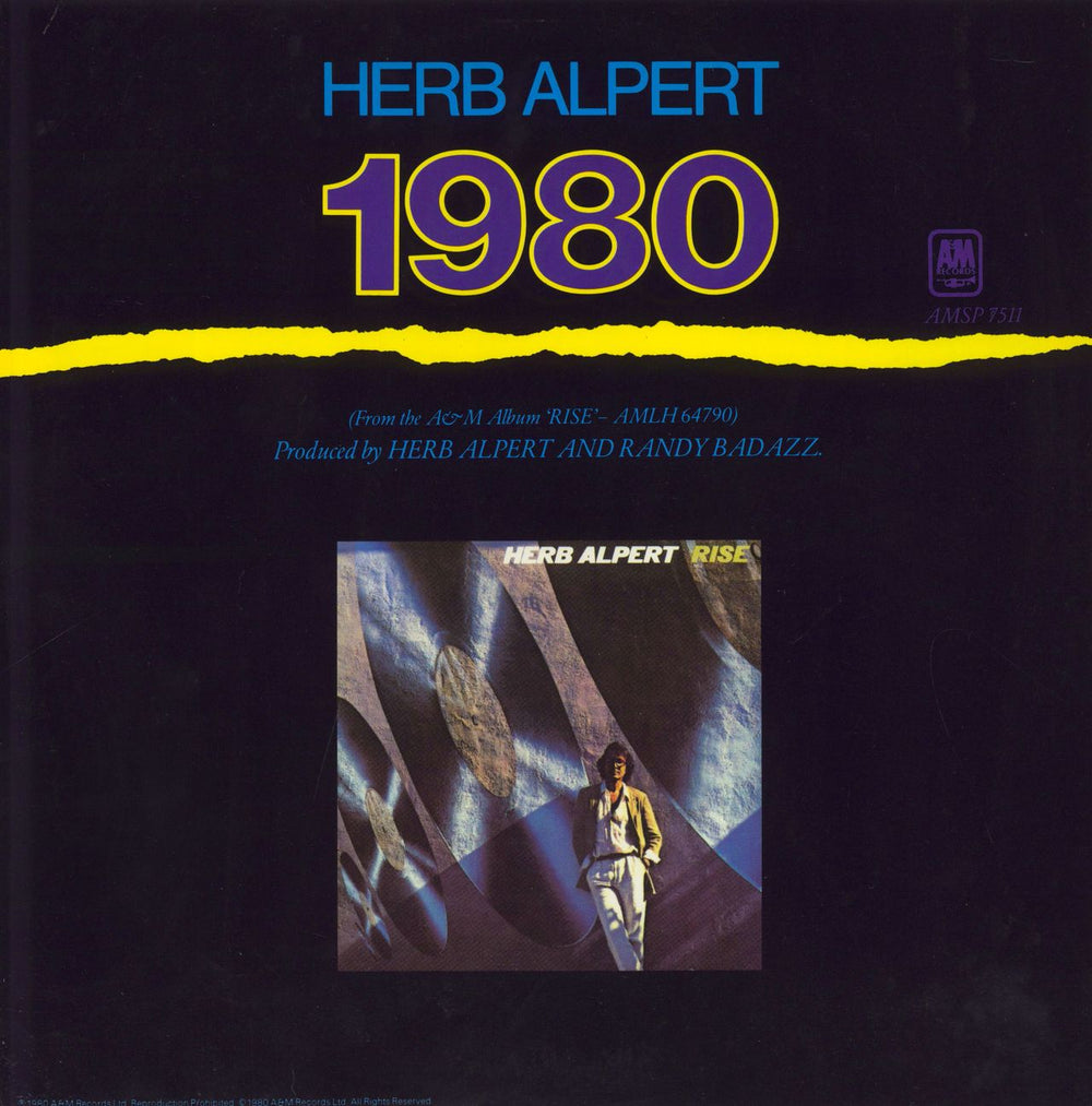 Herb Alpert Street Life UK 12" vinyl single (12 inch record / Maxi-single)