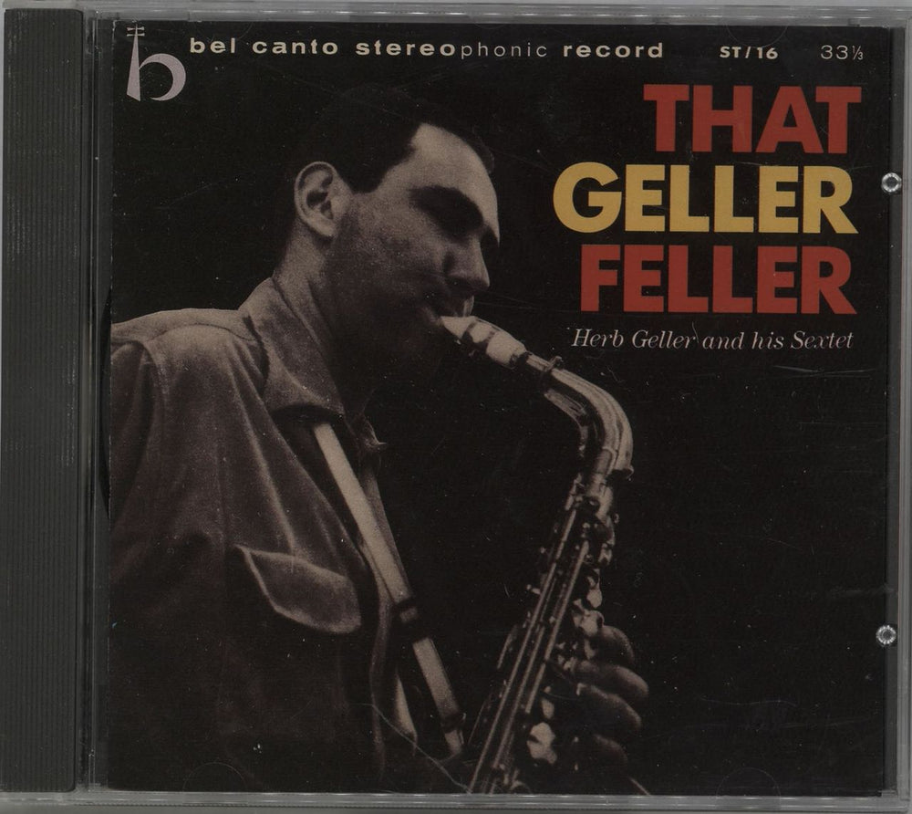 Herb Geller That Geller Feller Spanish CD album (CDLP) FSRCD91