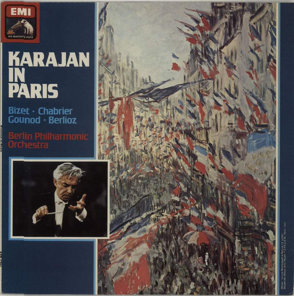 Herbert Von Karajan Karajan In Paris UK vinyl LP album (LP record) ASD3761