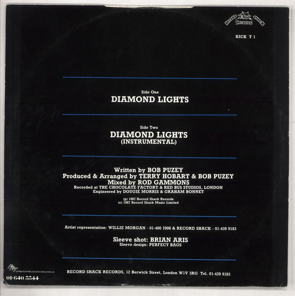 Hoddle & Waddle Diamond Lights UK 12" vinyl single (12 inch record / Maxi-single)