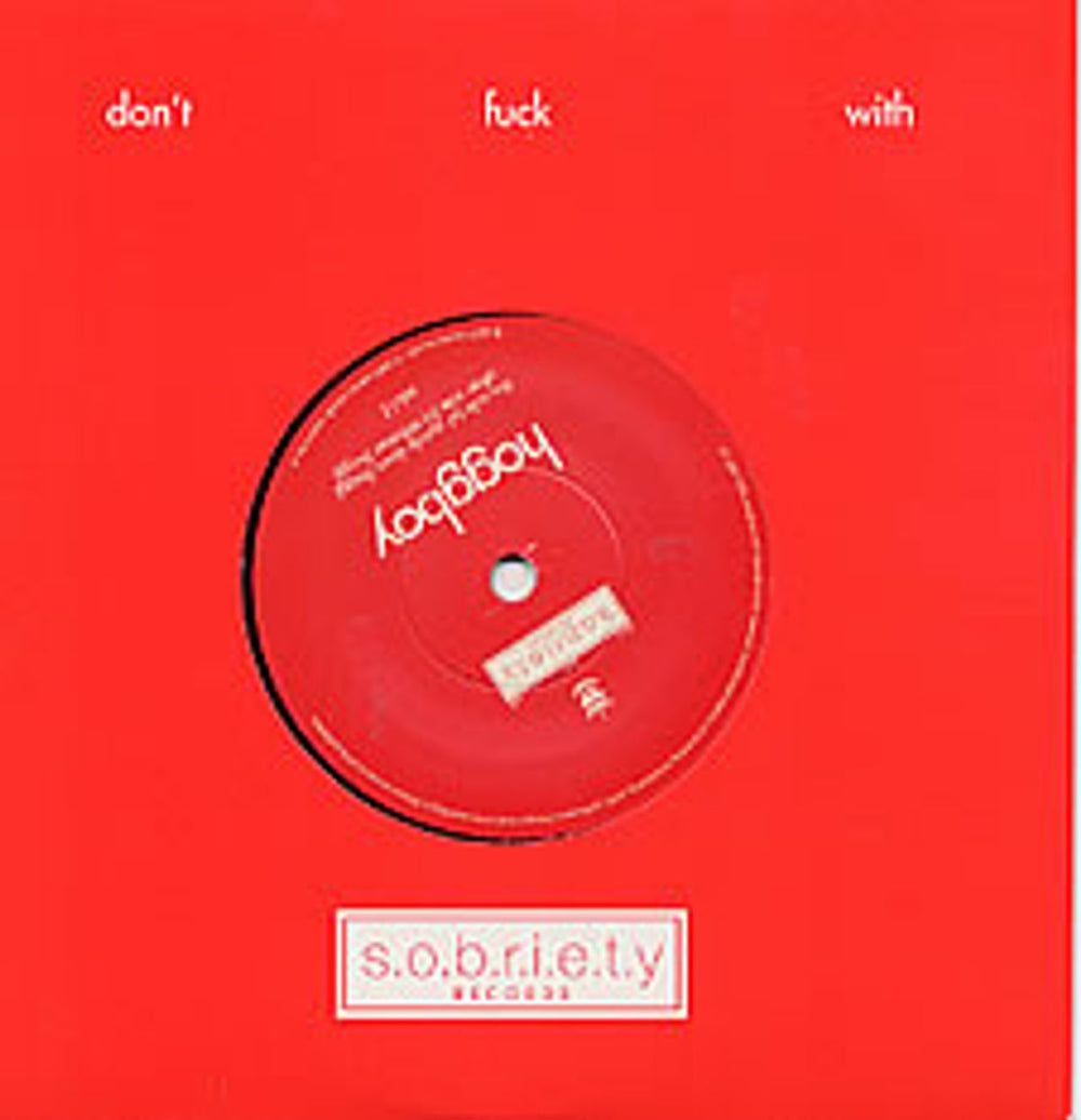 Hoggboy Upside Down UK 7" vinyl single (7 inch record / 45) SOB12