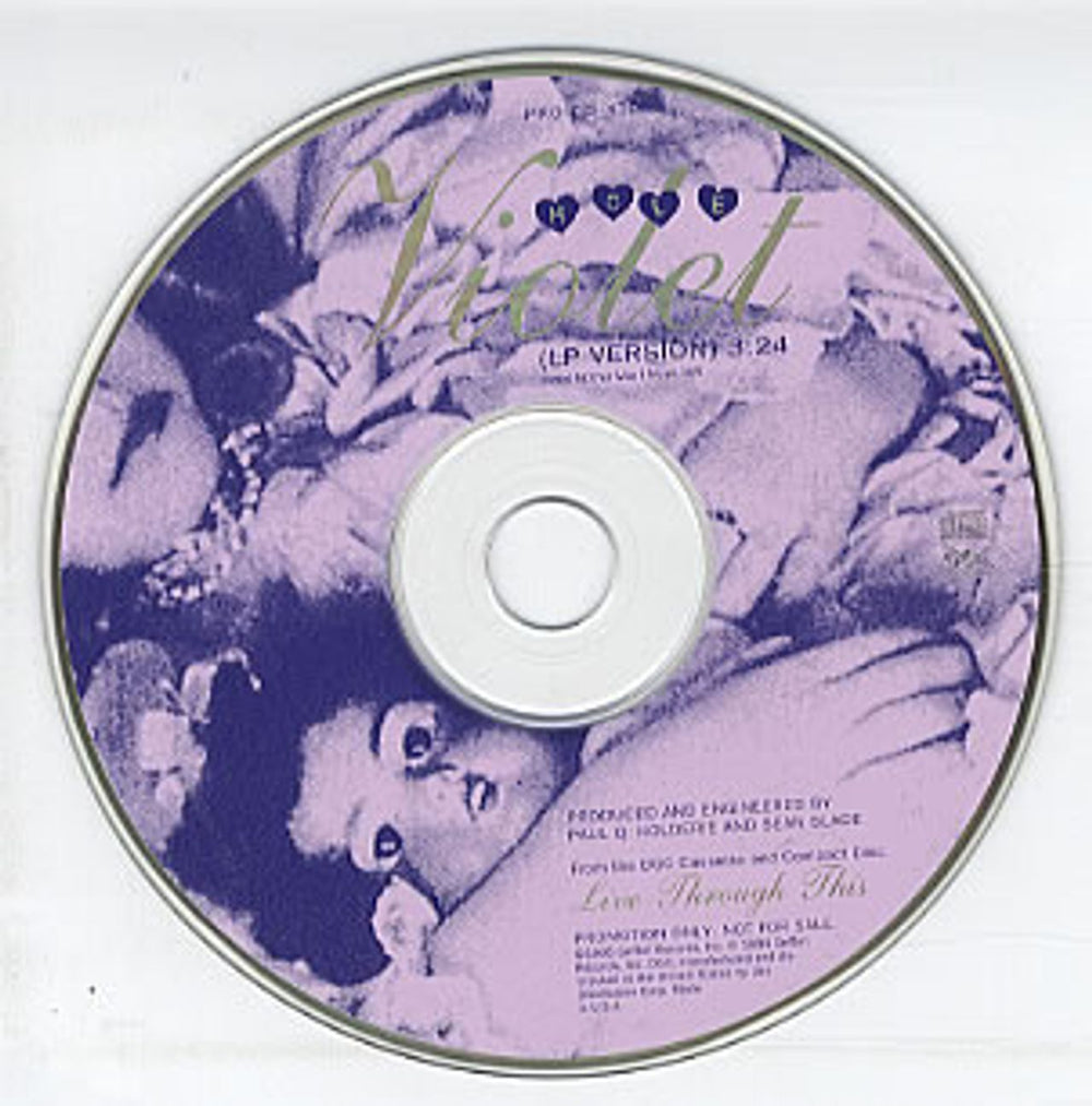 Hole Violet US Promo CD single (CD5 / 5") HLEC5VI42125