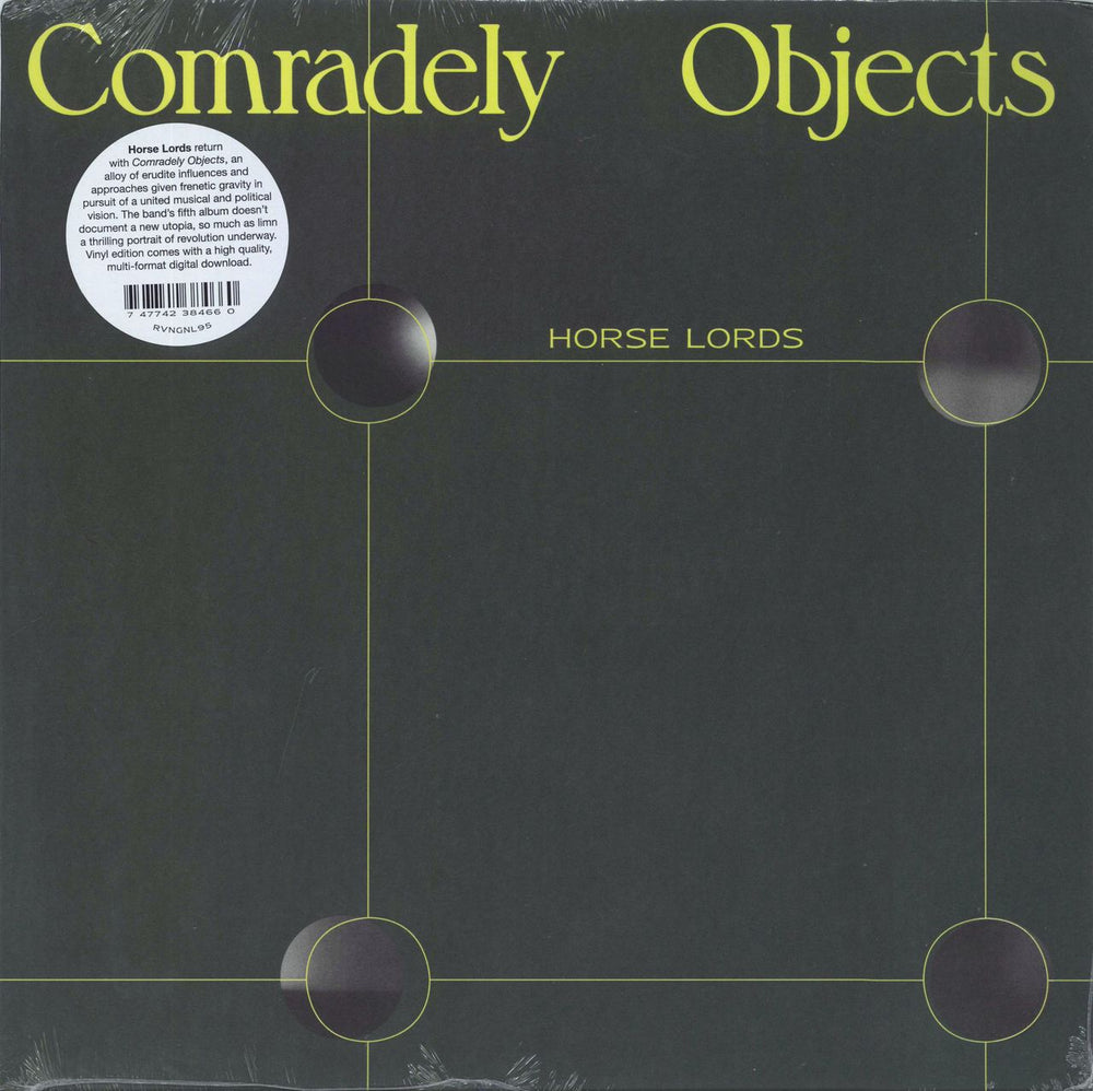 Horse Lords Comradely Objects - Sealed US vinyl LP album (LP record) RVNGNL95