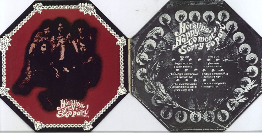 Horslips Happy To Meet... Sorry To Part UK vinyl LP album (LP record)