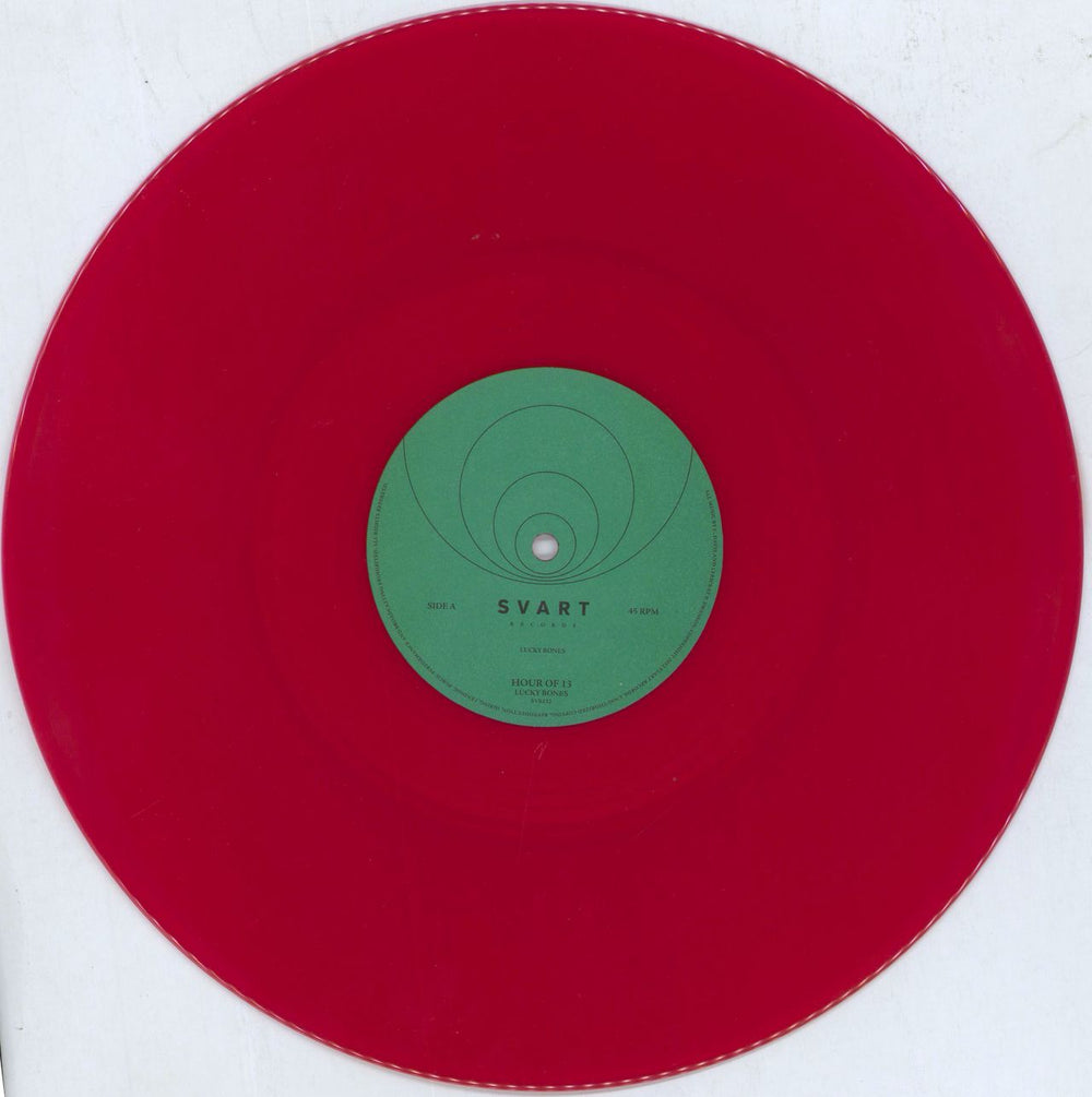 Hour Of 13 Lucky Bones / Razorrock Tapes - Red Vinyl Finnish vinyl LP album (LP record) H4ULPLU816956