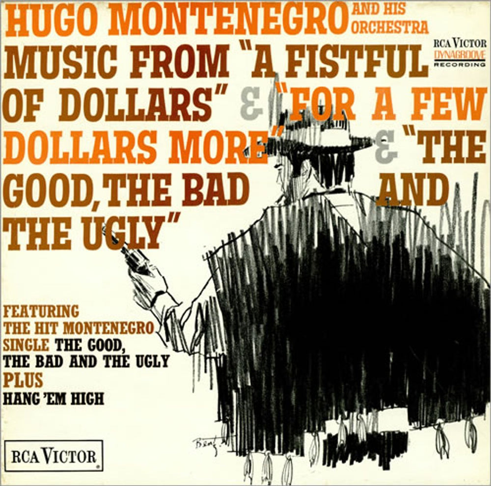 Hugo Montenegro Music From 'A Fistful Of Dollars' etc - 1st UK vinyl LP album (LP record) RD7994