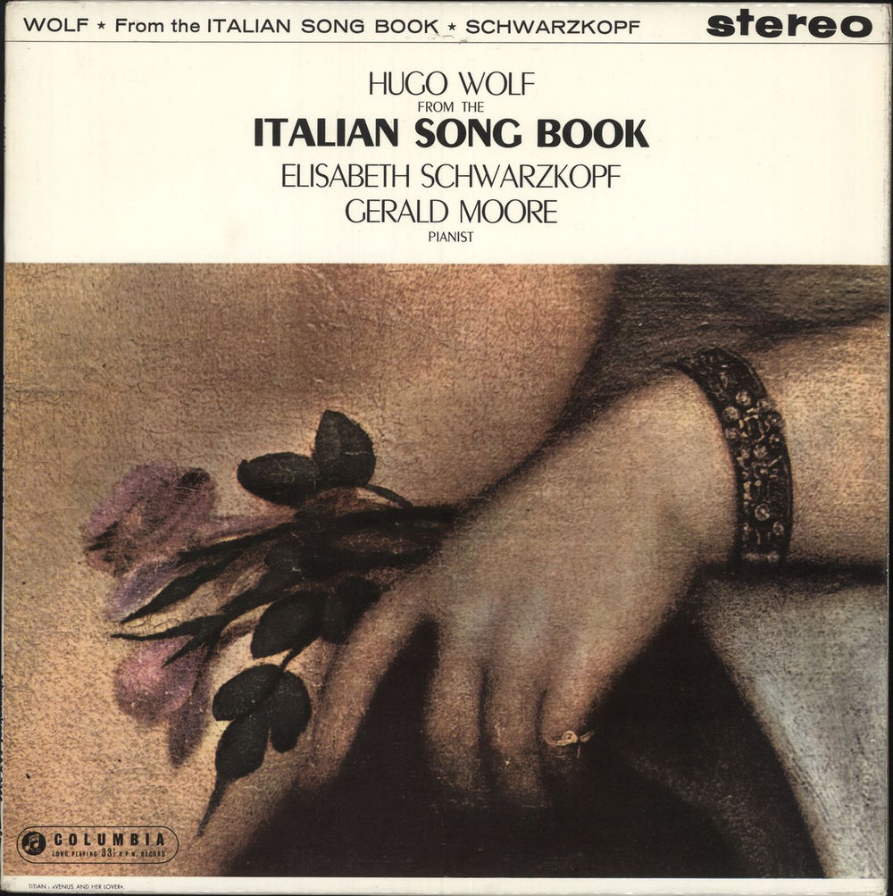 Hugo Wolf Hugo Wolf: From "The Italian Song Book" UK vinyl LP album (LP record) SAX2366