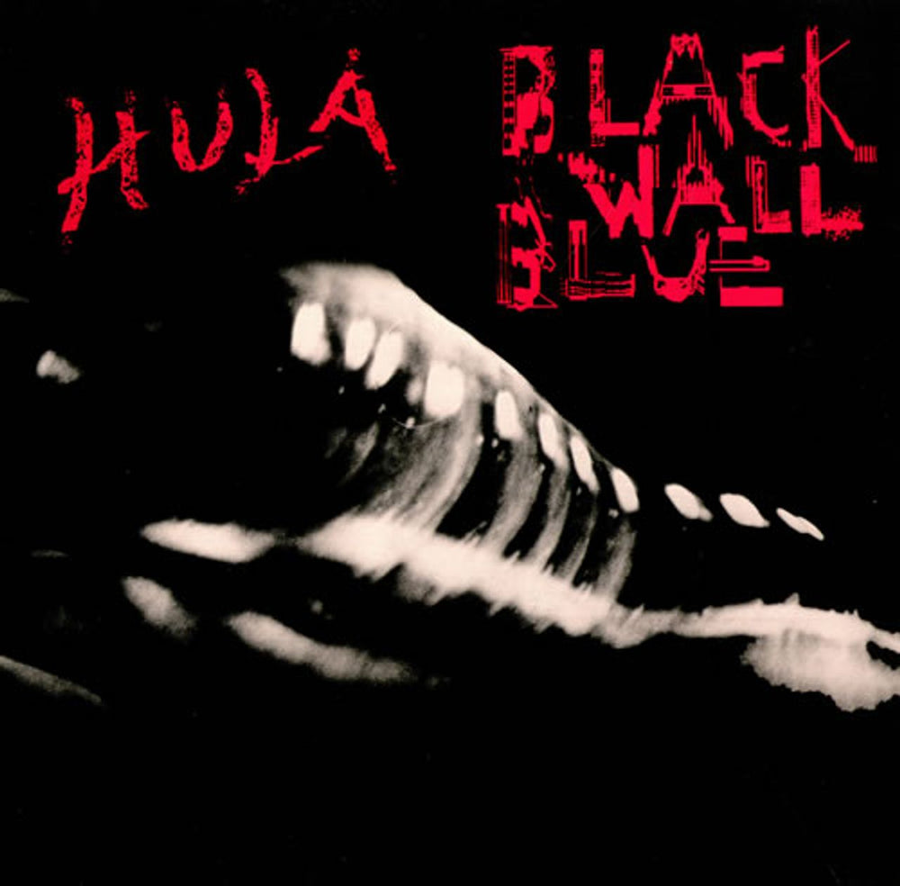 Hula Black Wall Blue UK 12" vinyl single (12 inch record / Maxi-single) REDT72