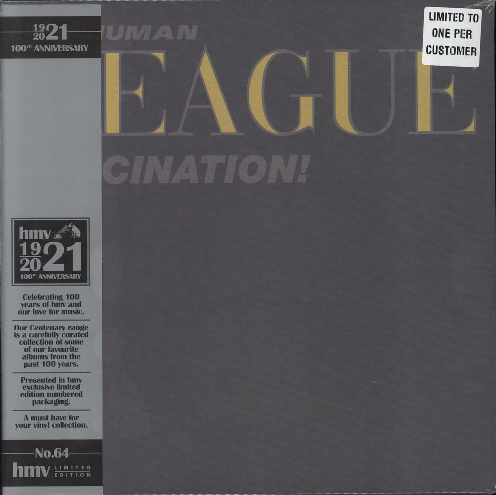 Human League Fascination! - HMV 100th Anniversary - Blue Vinyl UK vinyl LP album (LP record) 3577271