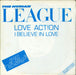 Human League Love Action [I Believe In Love] Spanish Promo 7" vinyl single (7 inch record / 45) 0288