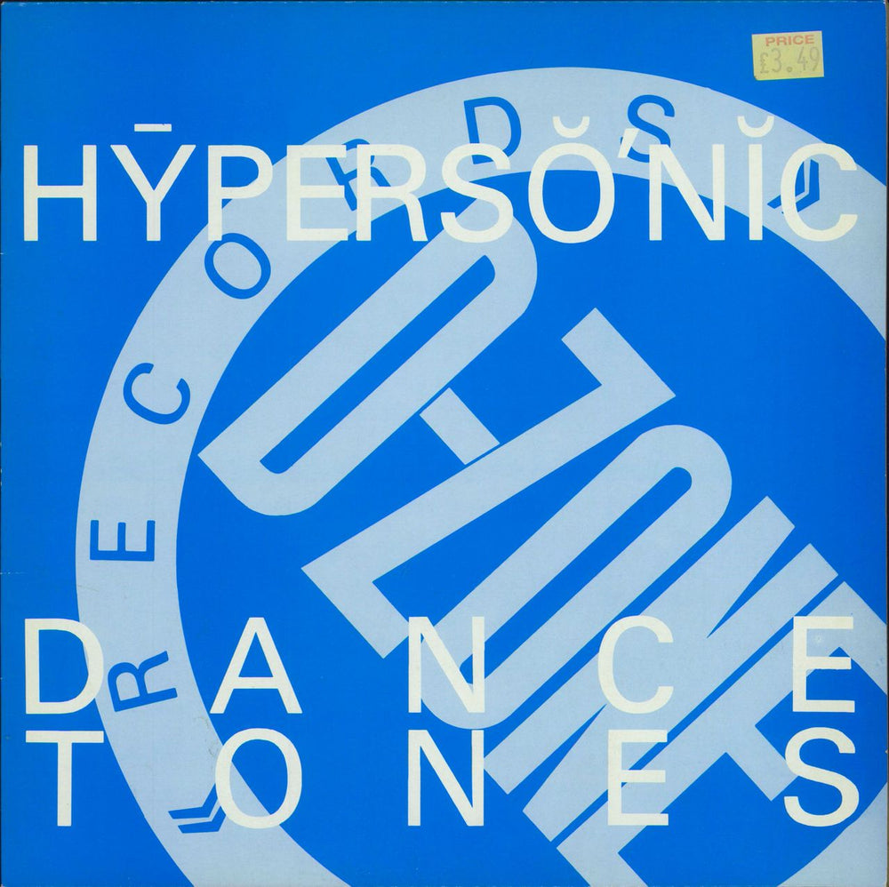 Hypersonic Dance Tones UK 12" vinyl single (12 inch record / Maxi-single) DANCE001