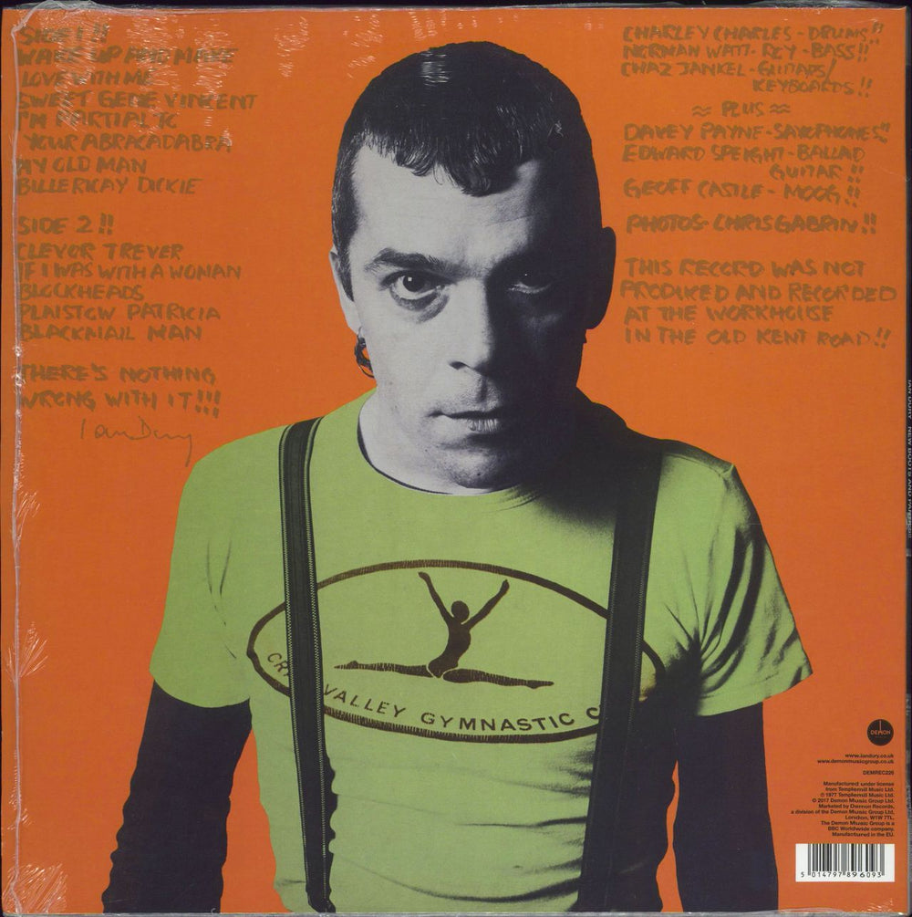 Ian Dury New Boots And Panties!! - 180gm Orange - Sealed UK vinyl LP album (LP record) 5014797896093