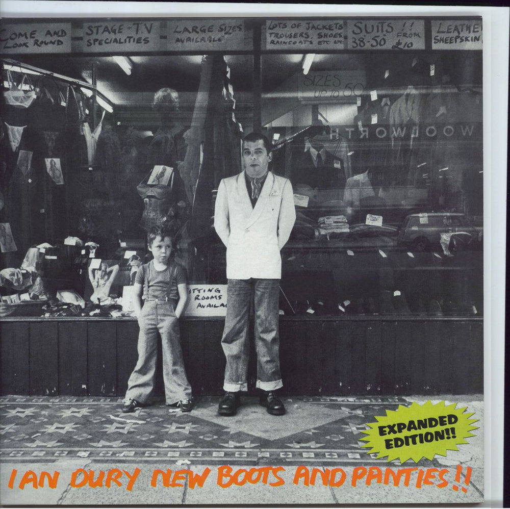 Ian Dury New Boots And Panties!! - Expanded - RSD 15 - EX UK 2-LP vinyl record set (Double LP Album) DEMREC75