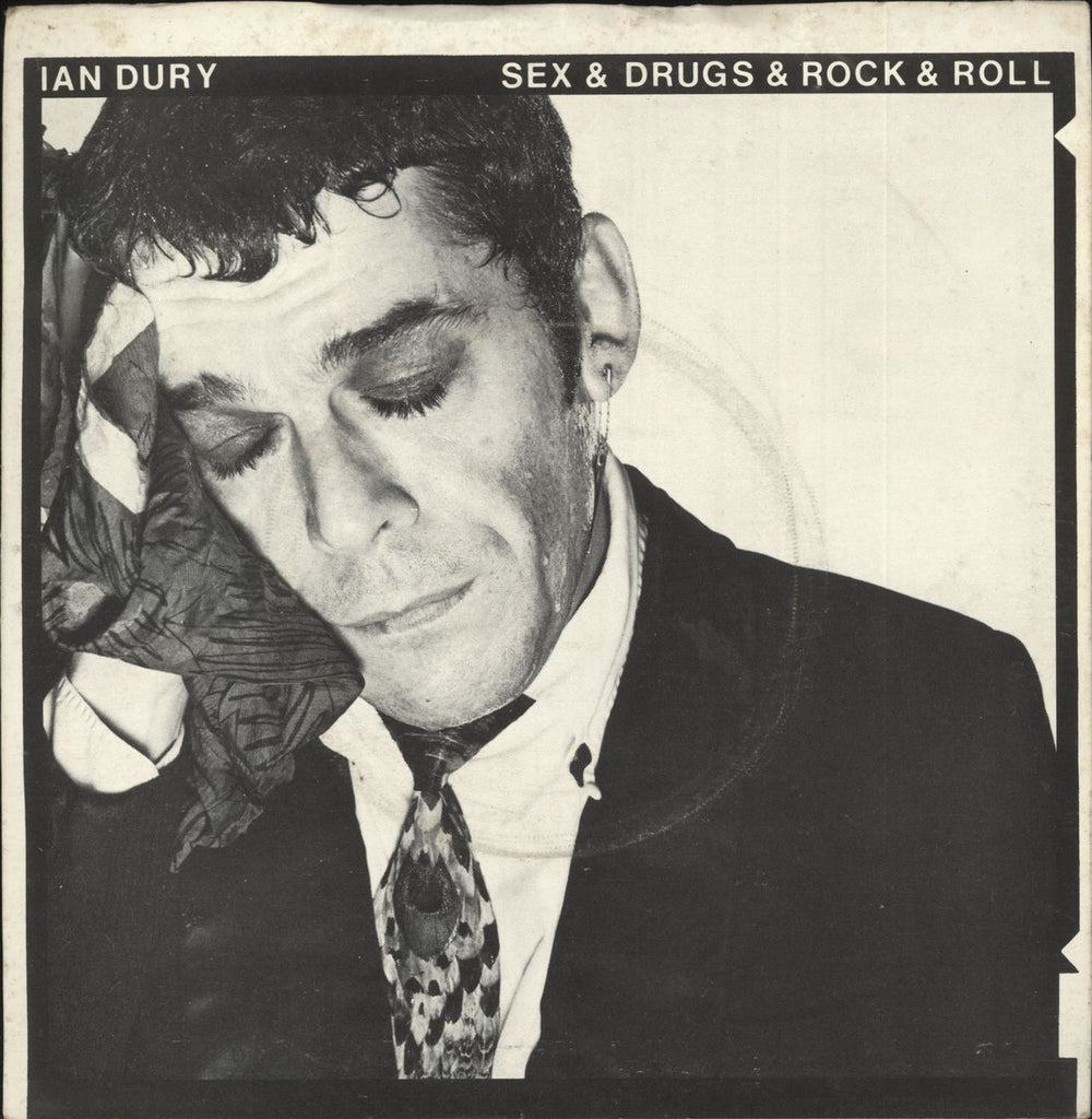 Ian Dury Sex & Drugs & Rock & Roll + P/S UK 7" vinyl single (7 inch record / 45) BUY17