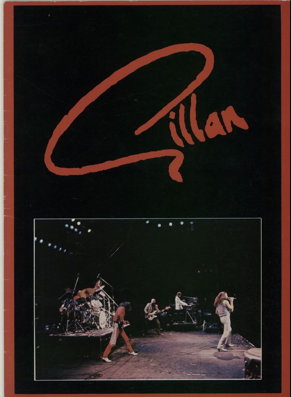 Ian Gillan Double Trouble Tour 1981 - Autographed UK tour programme TOUR PROGRAMME