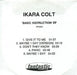 Ikara Colt Basic Instruction EP UK Promo CD-R acetate CD-R ACETATE