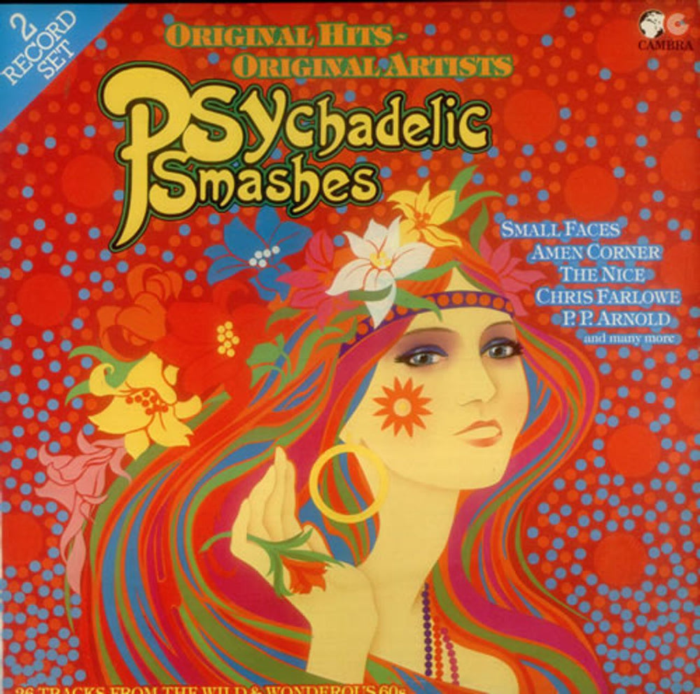 Immediate Label Psychadelic Smashes UK 2-LP vinyl record set (Double LP Album) CR086