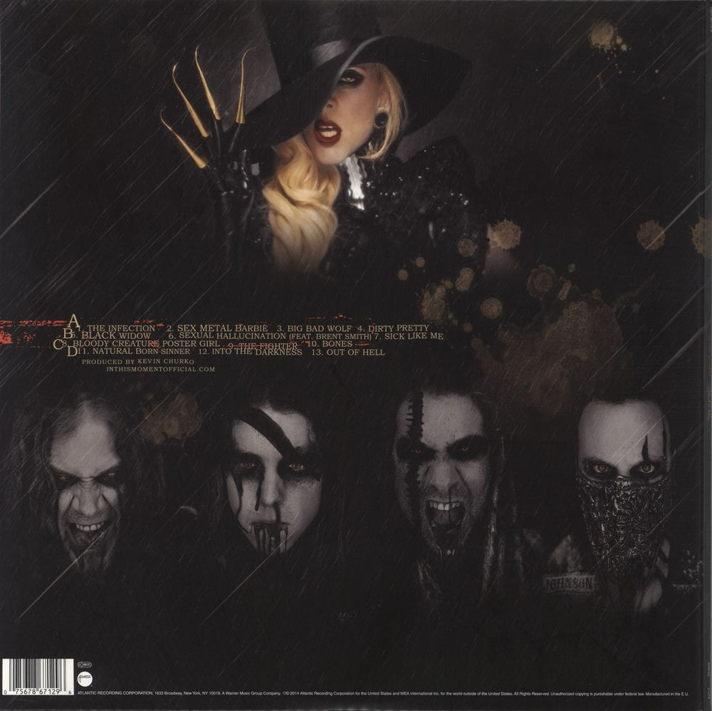 In This Moment Black Widow UK 2-LP vinyl record set (Double LP Album) 075678671296