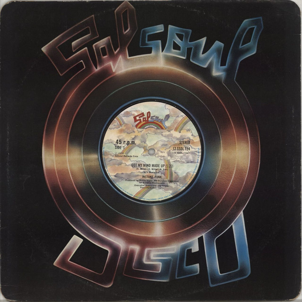 Instant Funk Got My Mind Made Up UK 12" vinyl single (12 inch record / Maxi-single) 12SSOL114