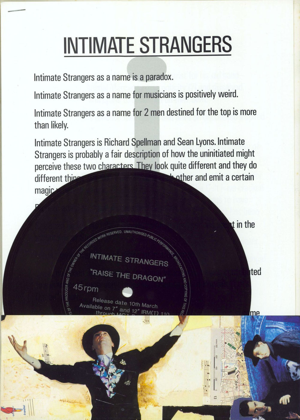 Intimate Strangers Initmate Strangers UK media press pack