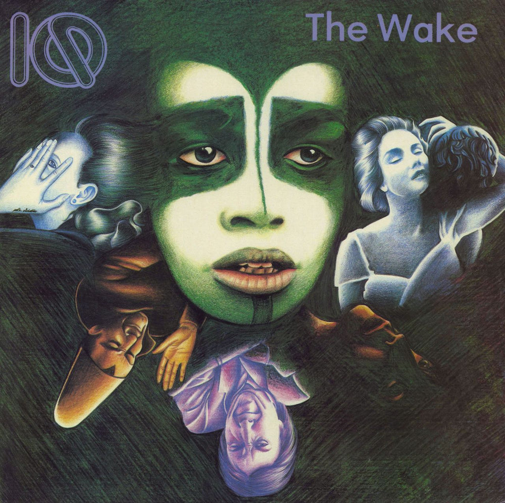 IQ The Wake + Inserts UK vinyl LP album (LP record) SAH136