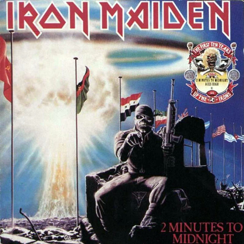 Iron Maiden 2 Minutes To Midnight UK CD single (CD5 / 5") CDIRN6