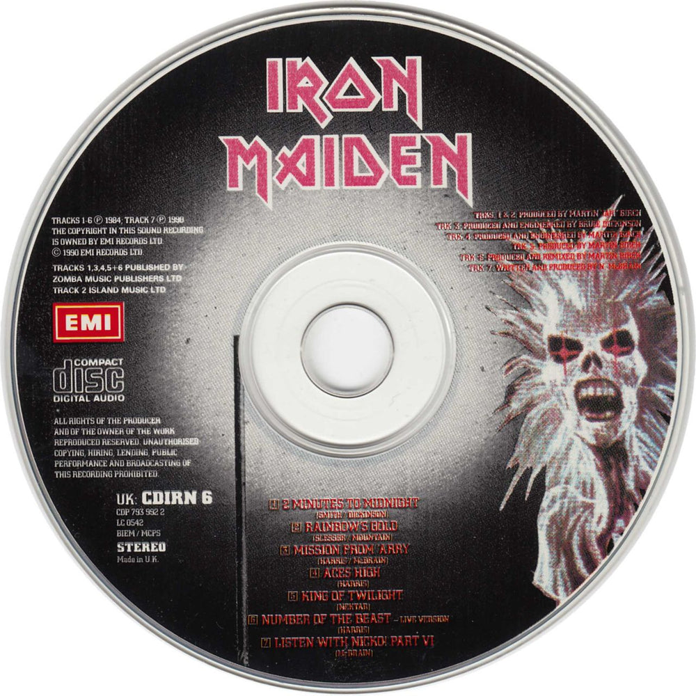 Iron Maiden 2 Minutes To Midnight UK CD single (CD5 / 5") IROC5MI203316