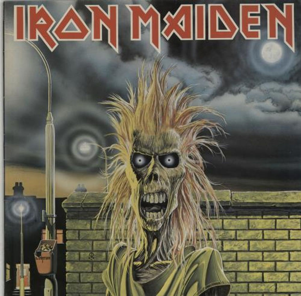 Iron Maiden Iron Maiden - 1st UK vinyl LP album (LP record) EMC3330