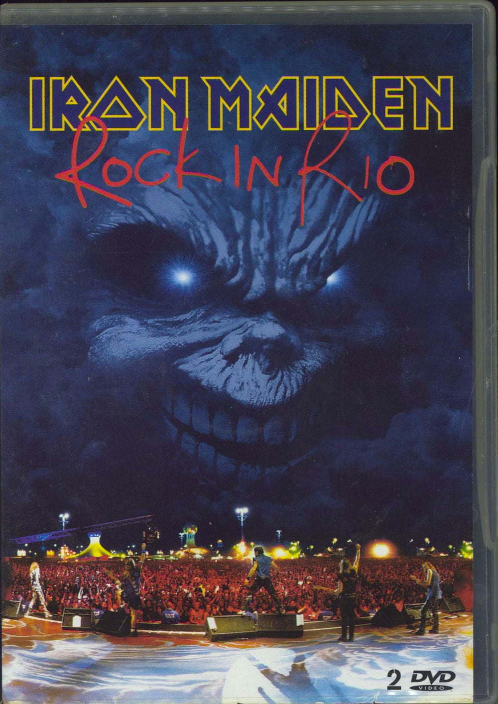 Iron Maiden Rock In Rio + 2CD set UK DVD SVE5001