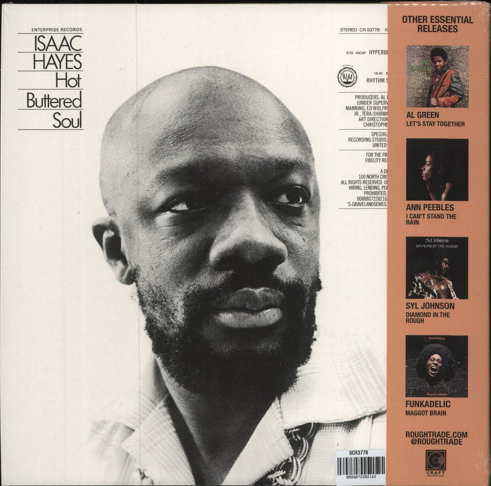 Isaac Hayes Hot Buttered Soul - Essential Edition UK vinyl LP album (LP record) 0888072282162