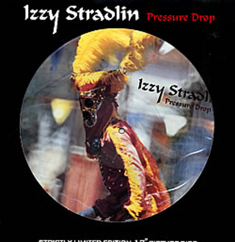 Izzy Stradlin Pressure Drop + Sleeve UK 12" vinyl picture disc (12 inch picture record) GFSTP25