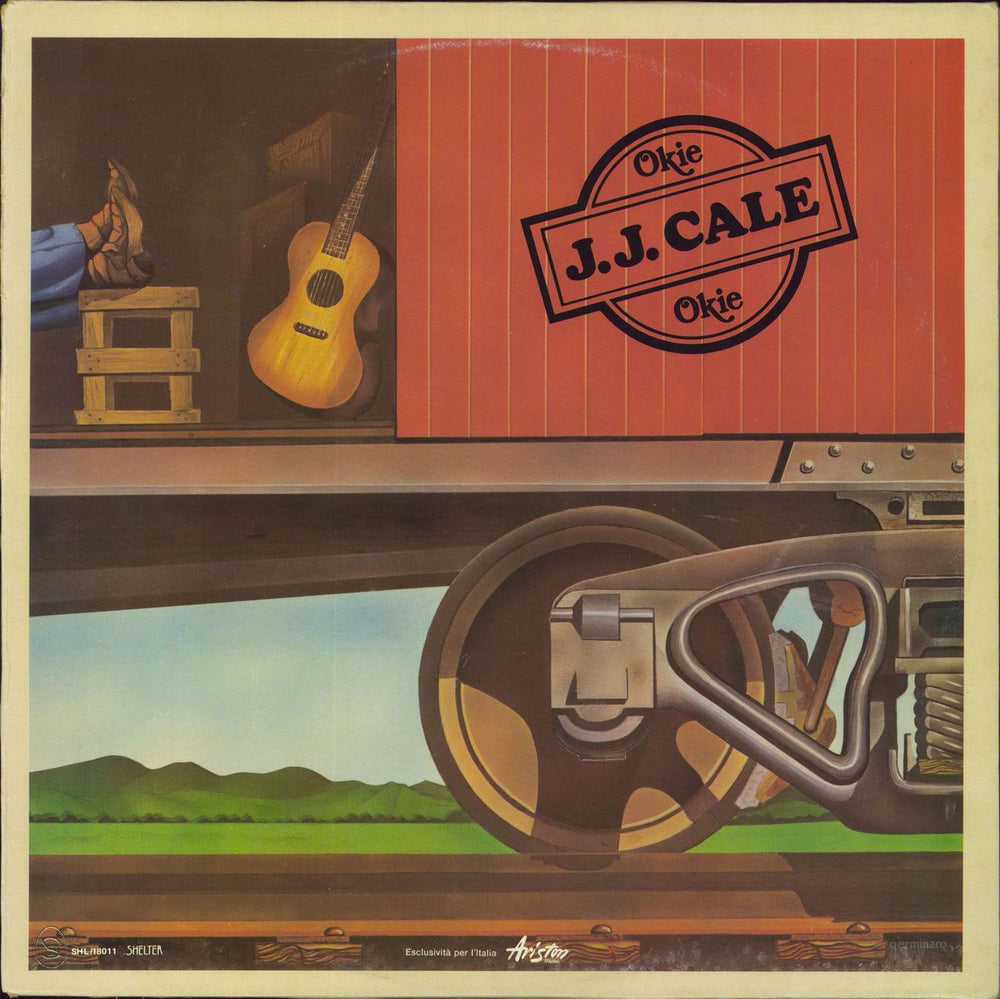 J.J. Cale Okie-ex Italian vinyl LP album (LP record) SHL/18011