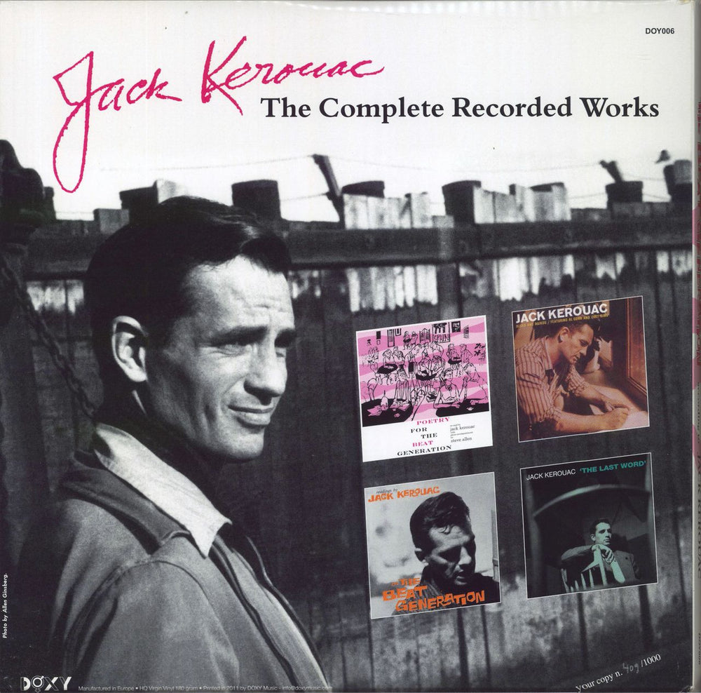 Jack Kerouac The Beat Generation According To Jack Kerouac US 4-LP vinyl album record set