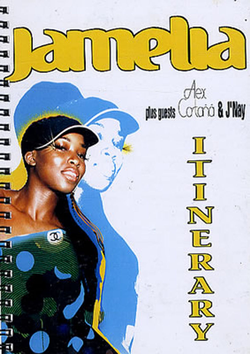Jamelia Tour Itinerary UK Promo book TOUR ITINERARY