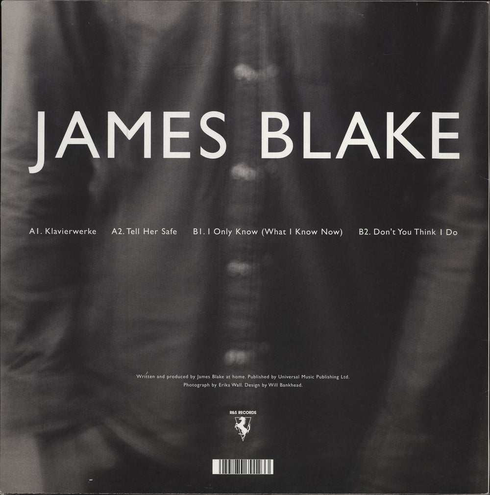 James Blake Klavierwerke EP UK 12" vinyl single (12 inch record / Maxi-single) 5055274701233