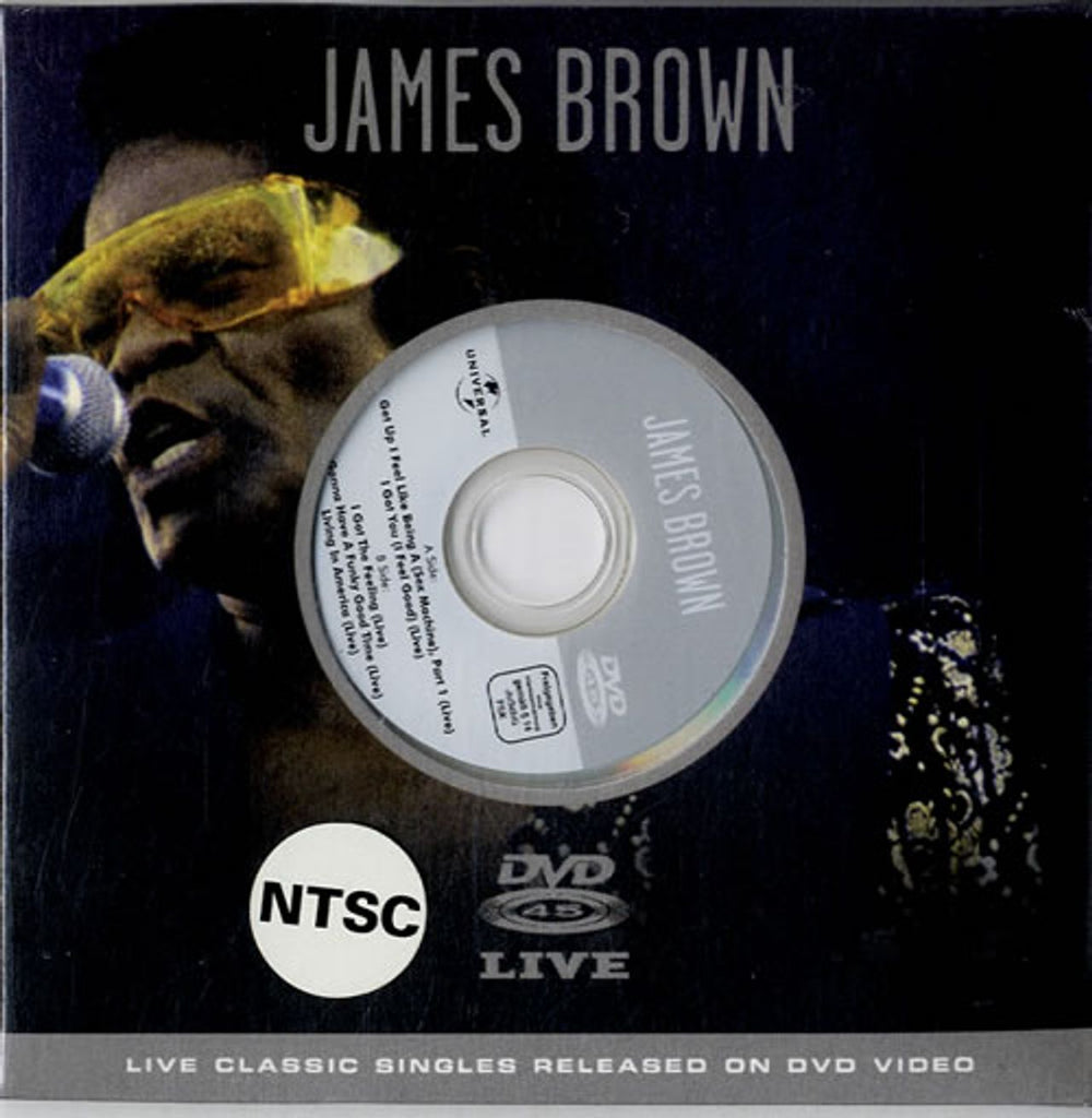 James Brown Live Swedish DVD Single 0602498224793