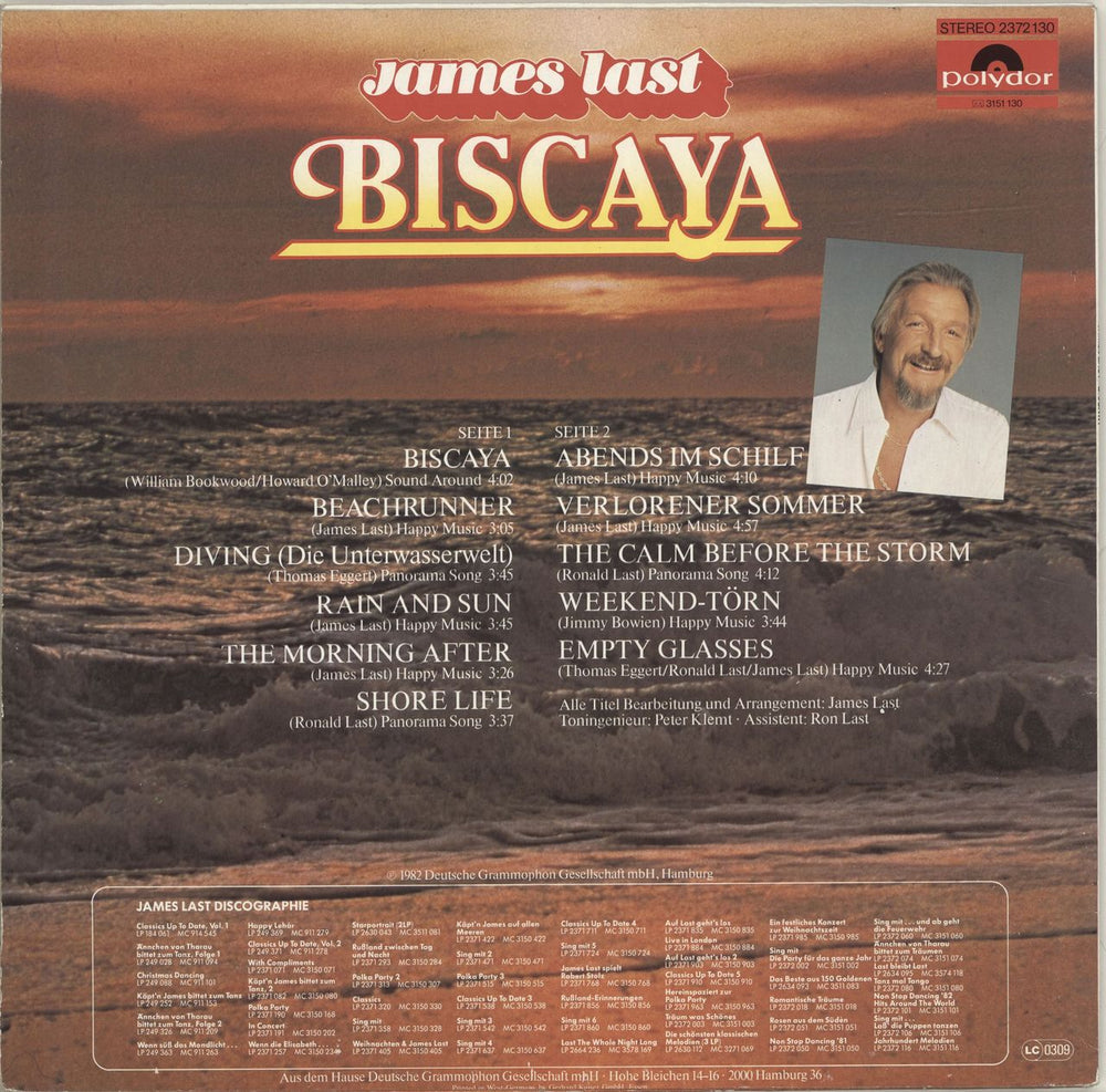 James Last Biscaya German vinyl LP album (LP record)