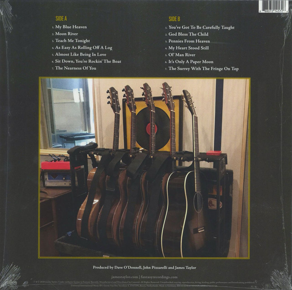 James Taylor American Standard - 180gm - Sealed UK vinyl LP album (LP record) 888072145726