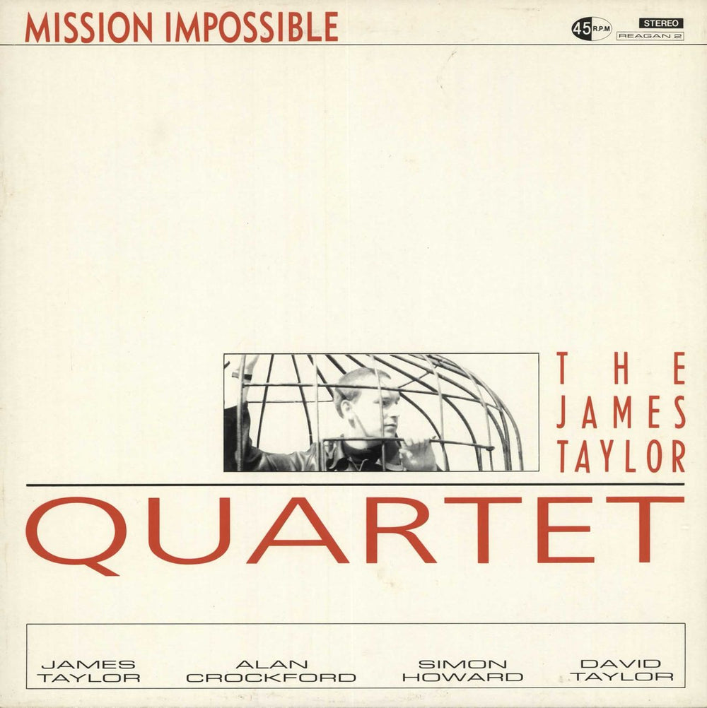 James Taylor Quartet Mission Impossible UK 12" vinyl single (12 inch record / Maxi-single) REAGAN2