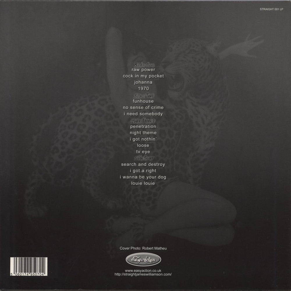 James Williamson James Williamson With The Careless Hearts - Red Vinyl + DVD UK 2-LP vinyl record set (Double LP Album) 5060174950704