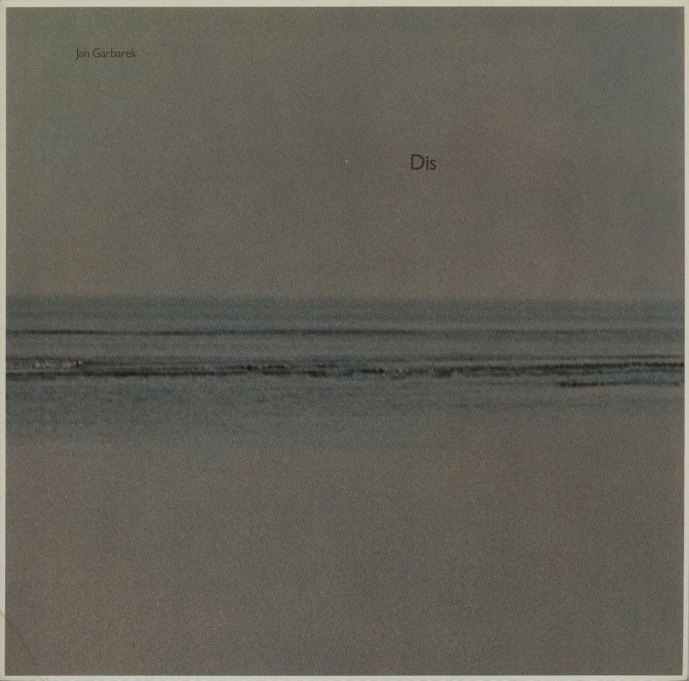 Jan Garbarek Dis German vinyl LP album (LP record) ECM1093