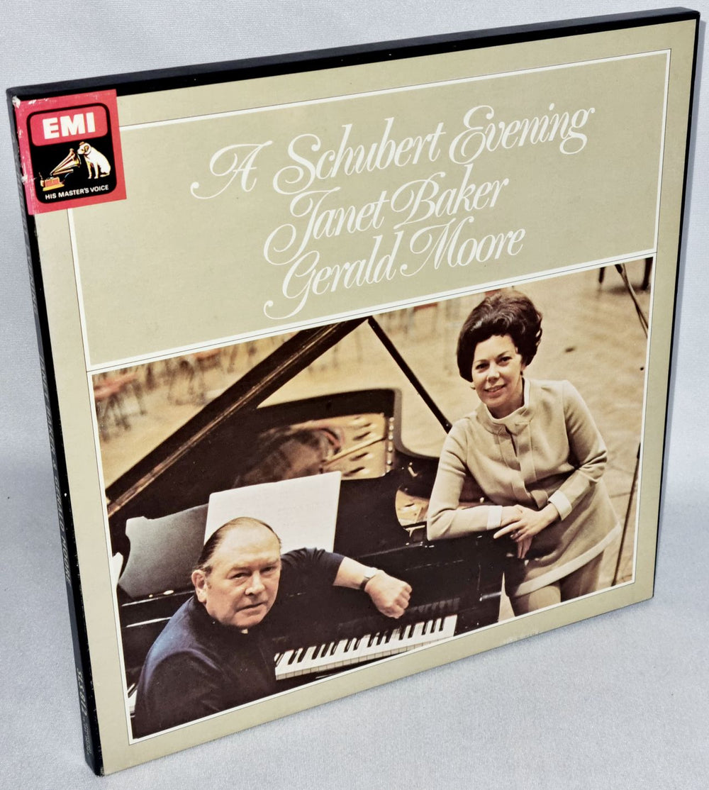 Janet Baker A Schubert Evening UK 2-LP vinyl record set (Double LP Album) SLS812